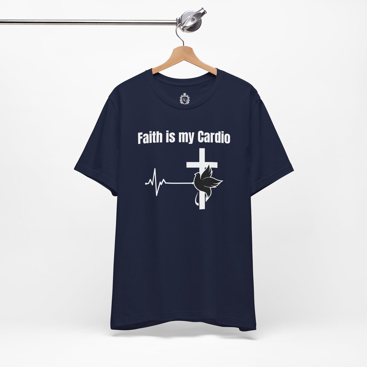 Faith Is My Cardio Jersey Short Sleeve Tee