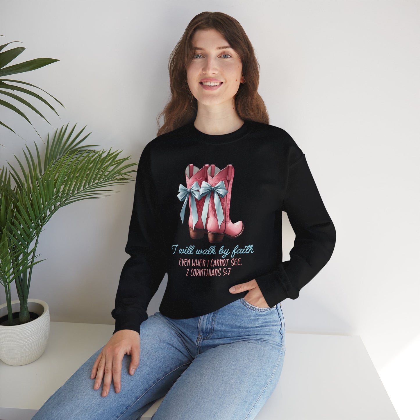 Walk By Faith Women Sweatshirt