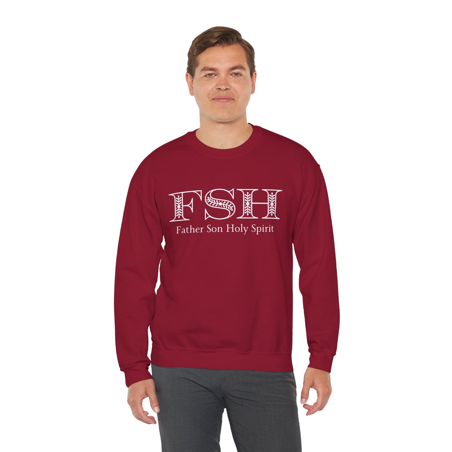 Father Son Holy Spirit Heavy Blend™ Crewneck Sweatshirt