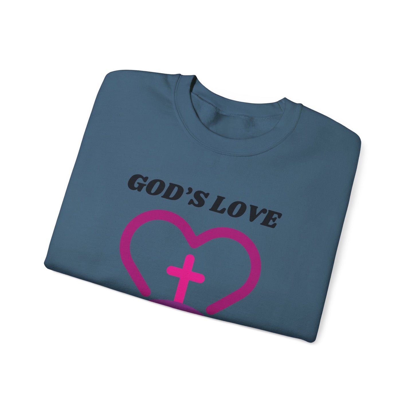 God's Love The Limit Does Not Exist Heavy Blend™ Crewneck Sweatshirt