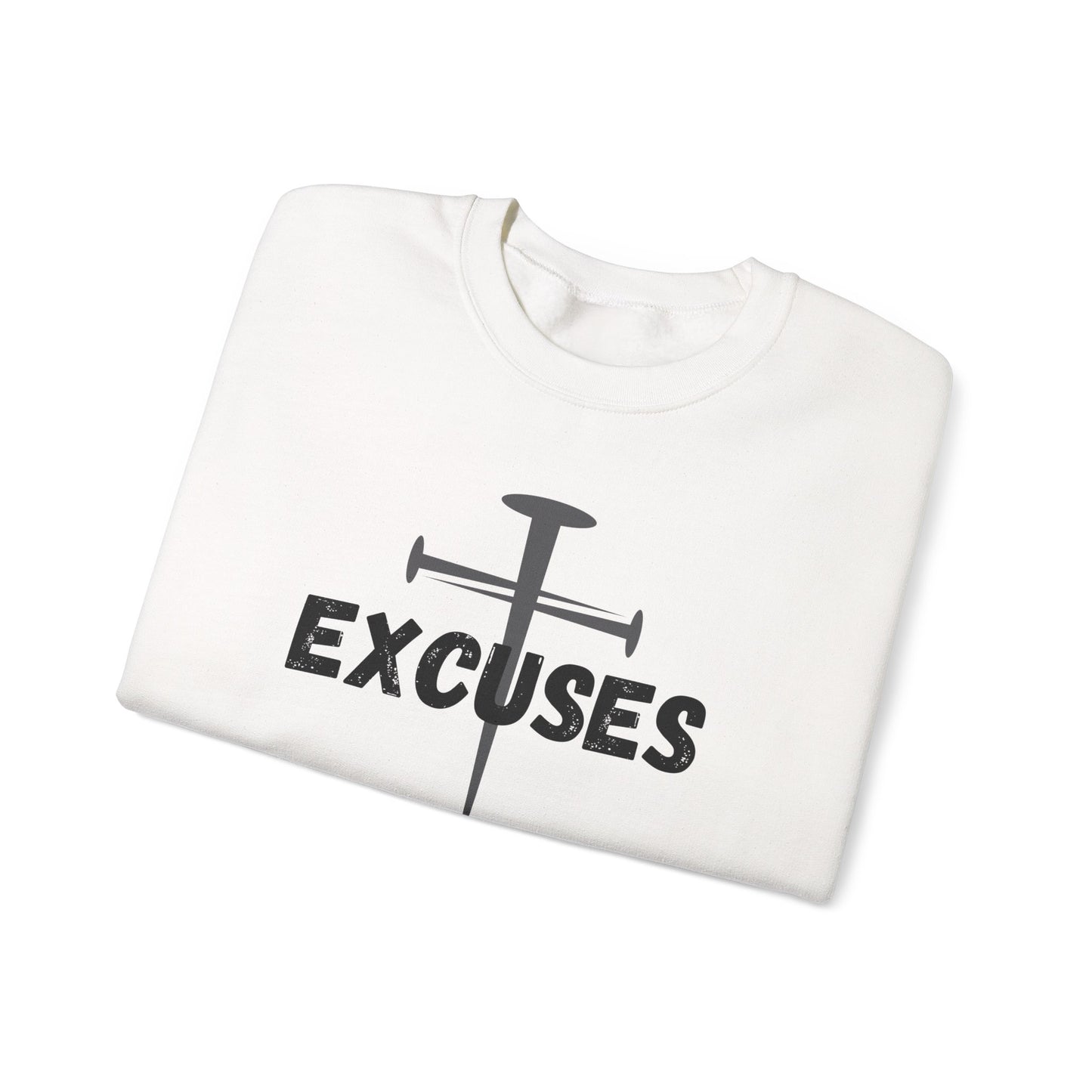 Men's Sweatshirt - Crucified My Excuses