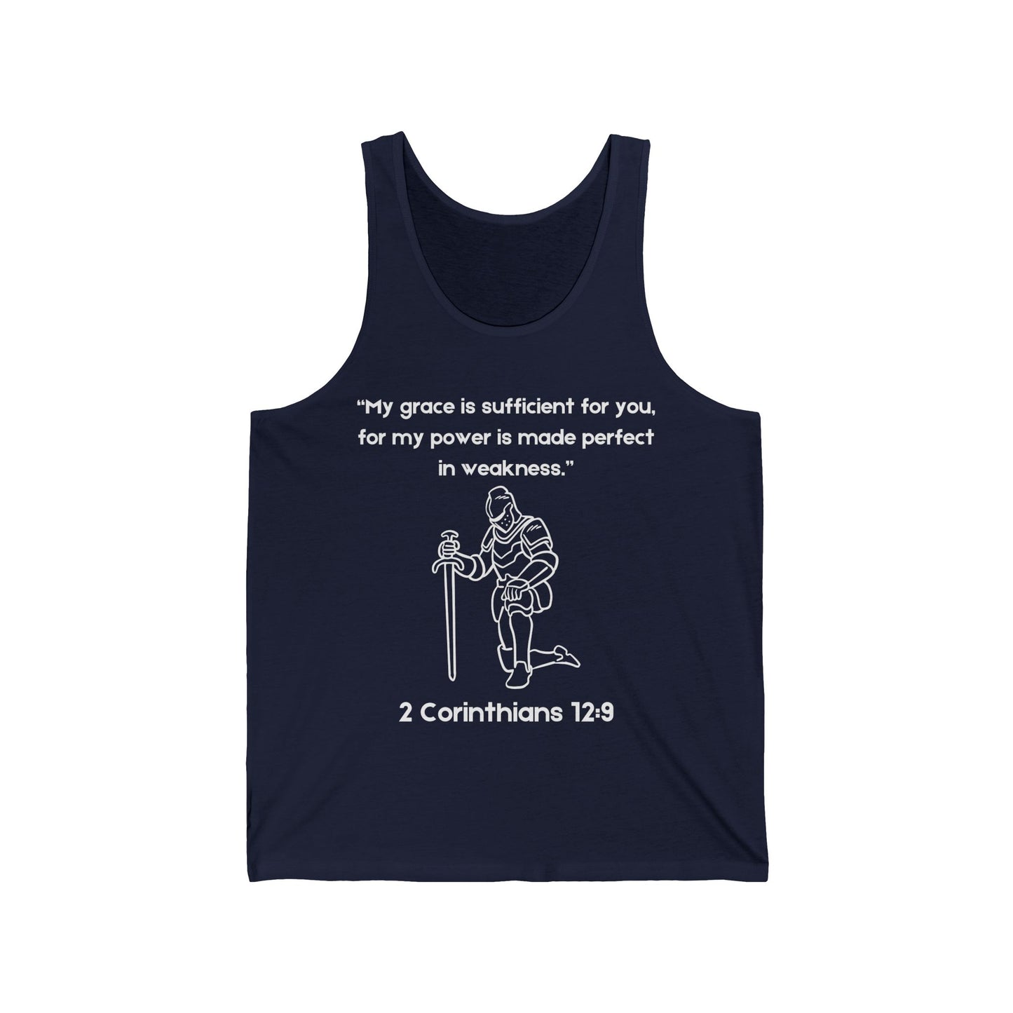 My Grace Is Sufficient Jersey Tank