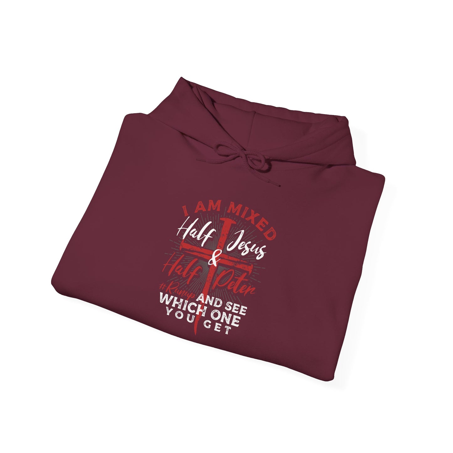 Heavy Blend Hoodie - Half Jesus Half Peter