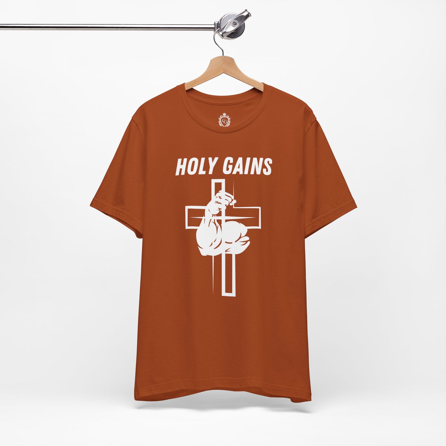 Holy Gains Jersey Short Sleeve Tee