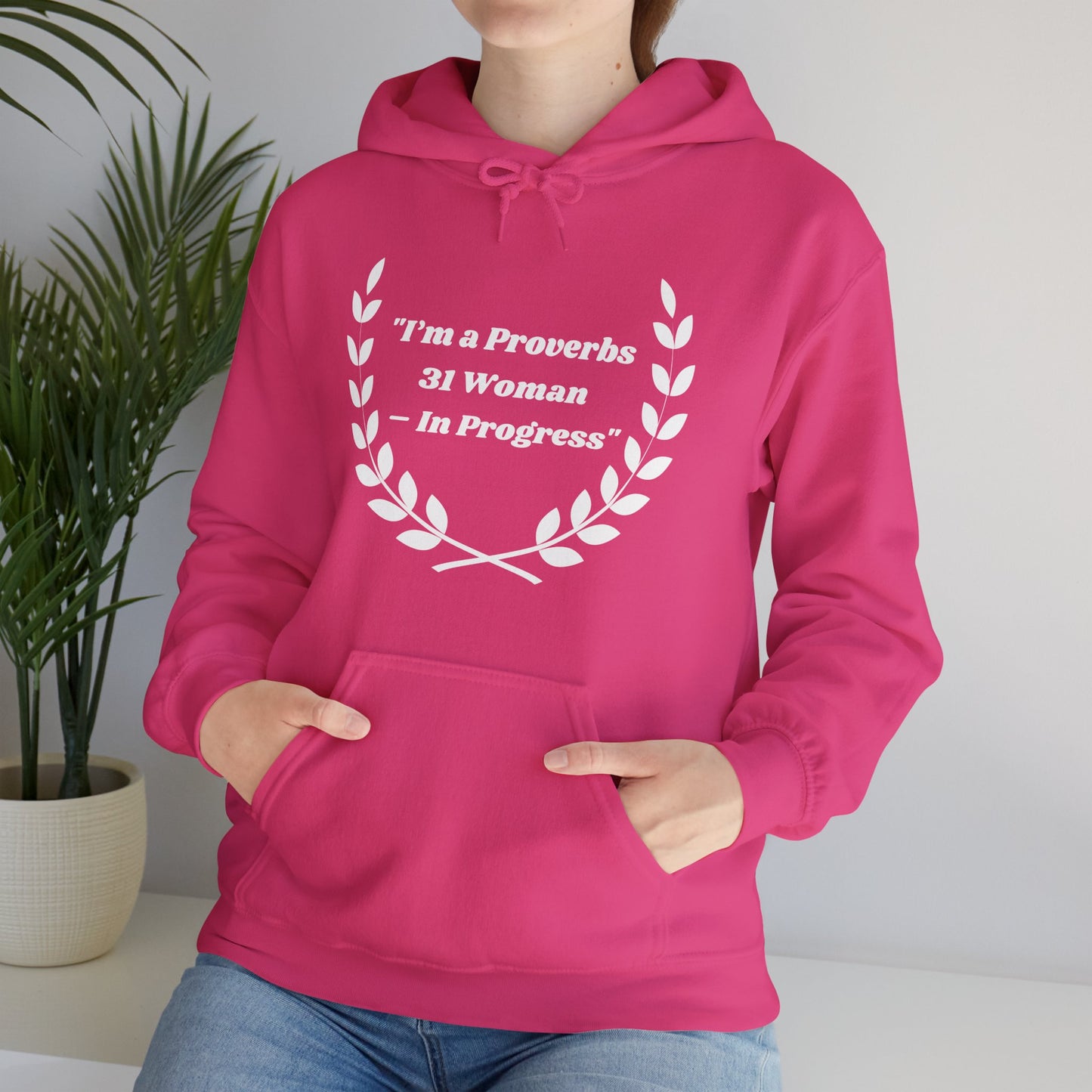 Proverbs 31 Woman In Progress Heavy Blend™ Hooded Sweatshirt