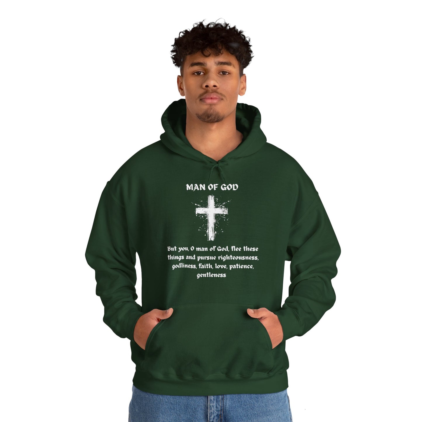 Man of God Heavy Blend™ Hooded Sweatshirt