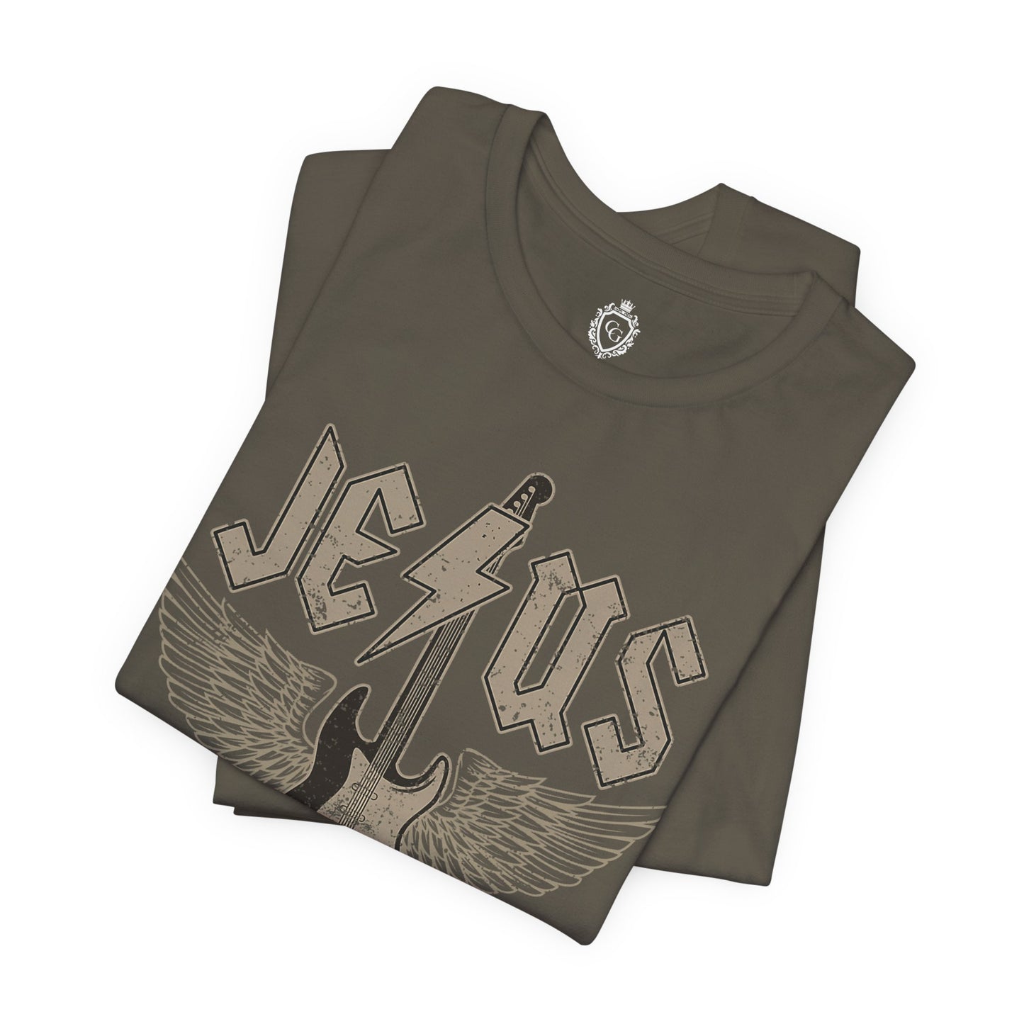 Jesus Highway To Heaven Jersey Short Sleeve Tee