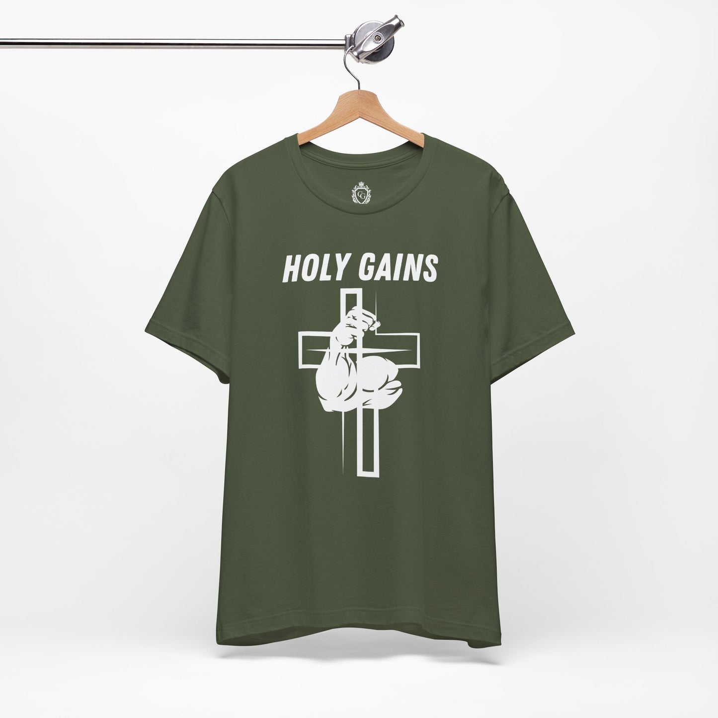 Holy Gains Jersey Short Sleeve Tee
