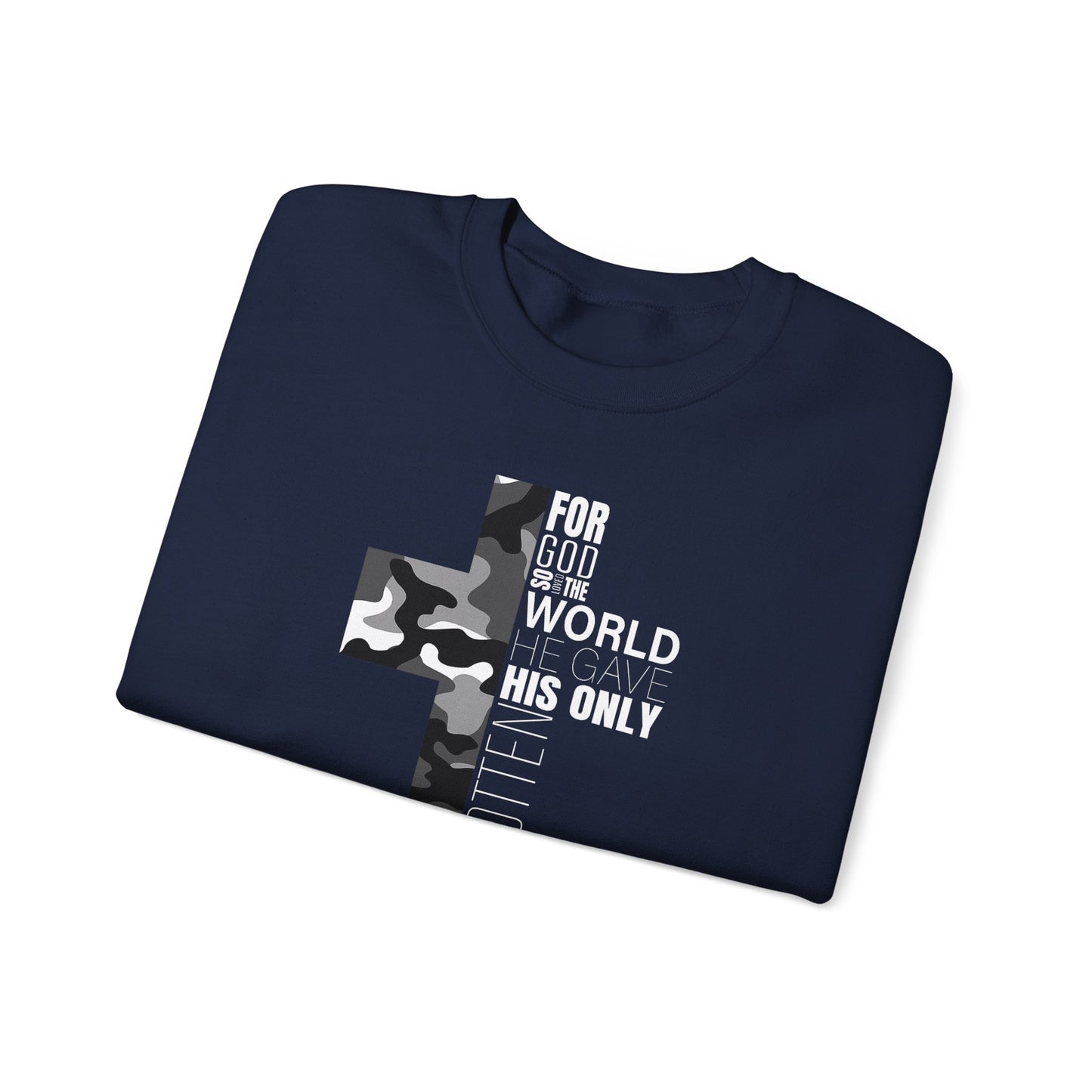 Men's Sweatshirt - For God So Loved The World