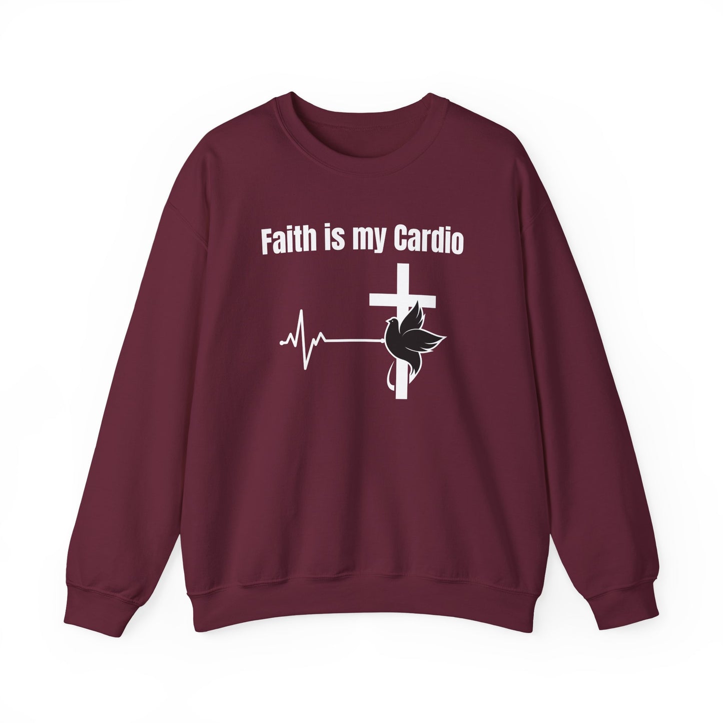 Men's Sweatshirt - Faith Is My Cardio