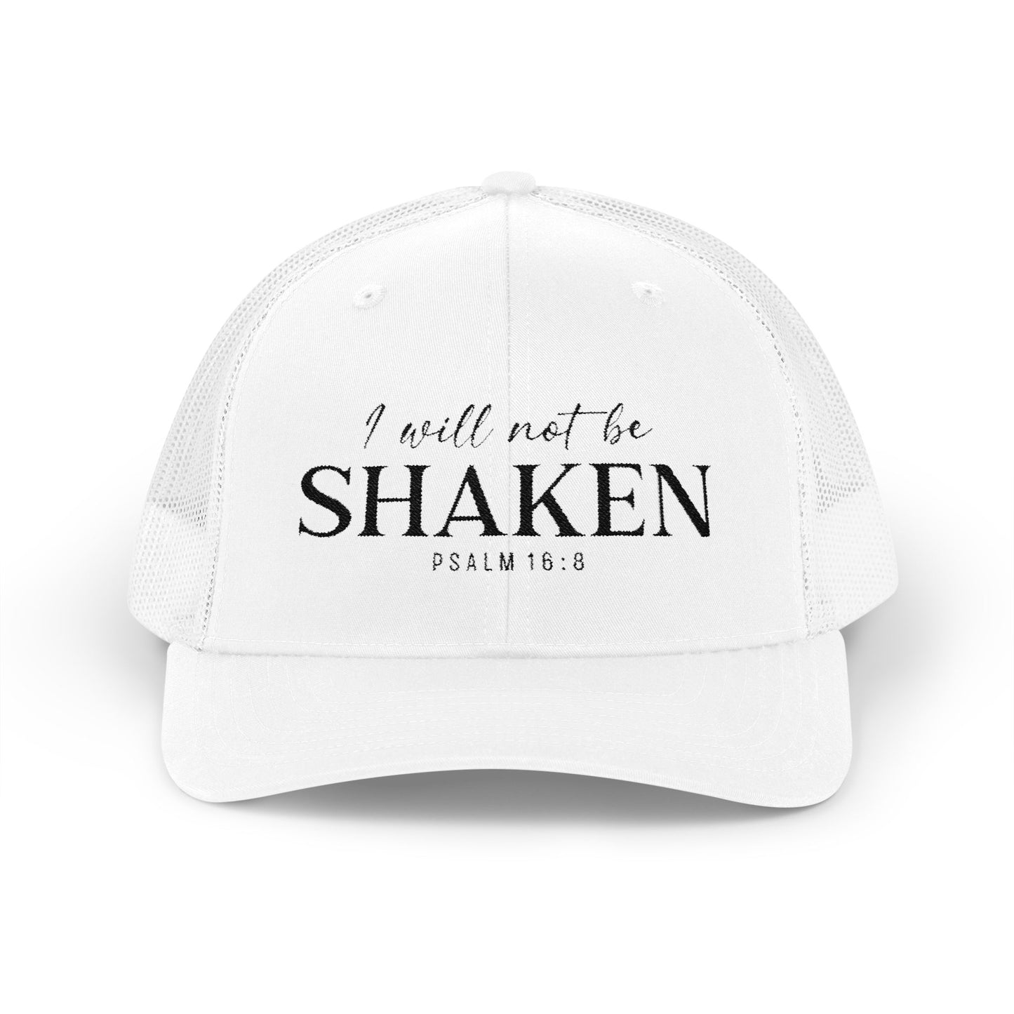 I Will Not Be Shaken Snapback Cap