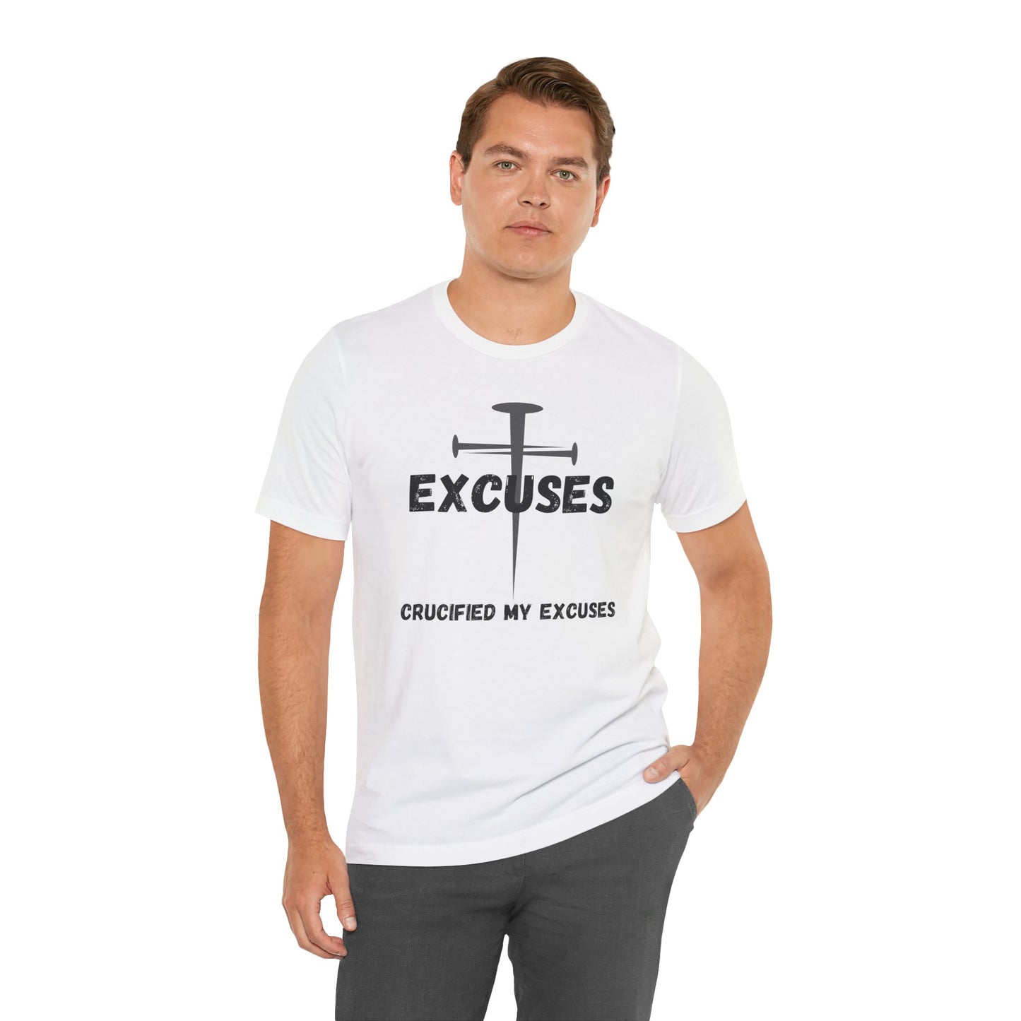 Crucified My Excuses Jersey Short Sleeve Tee