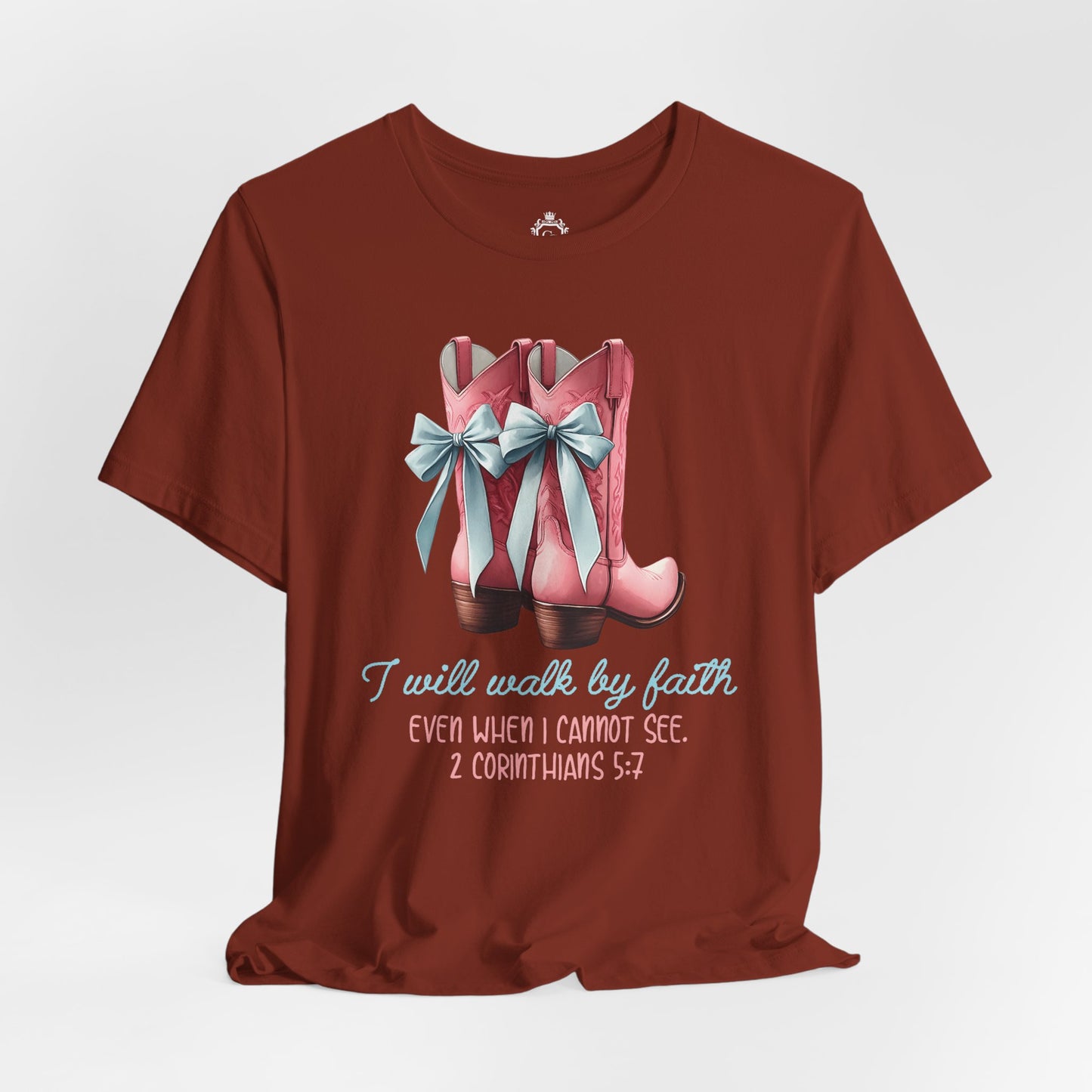 Walk By Faith Jersey Short Sleeve Tee