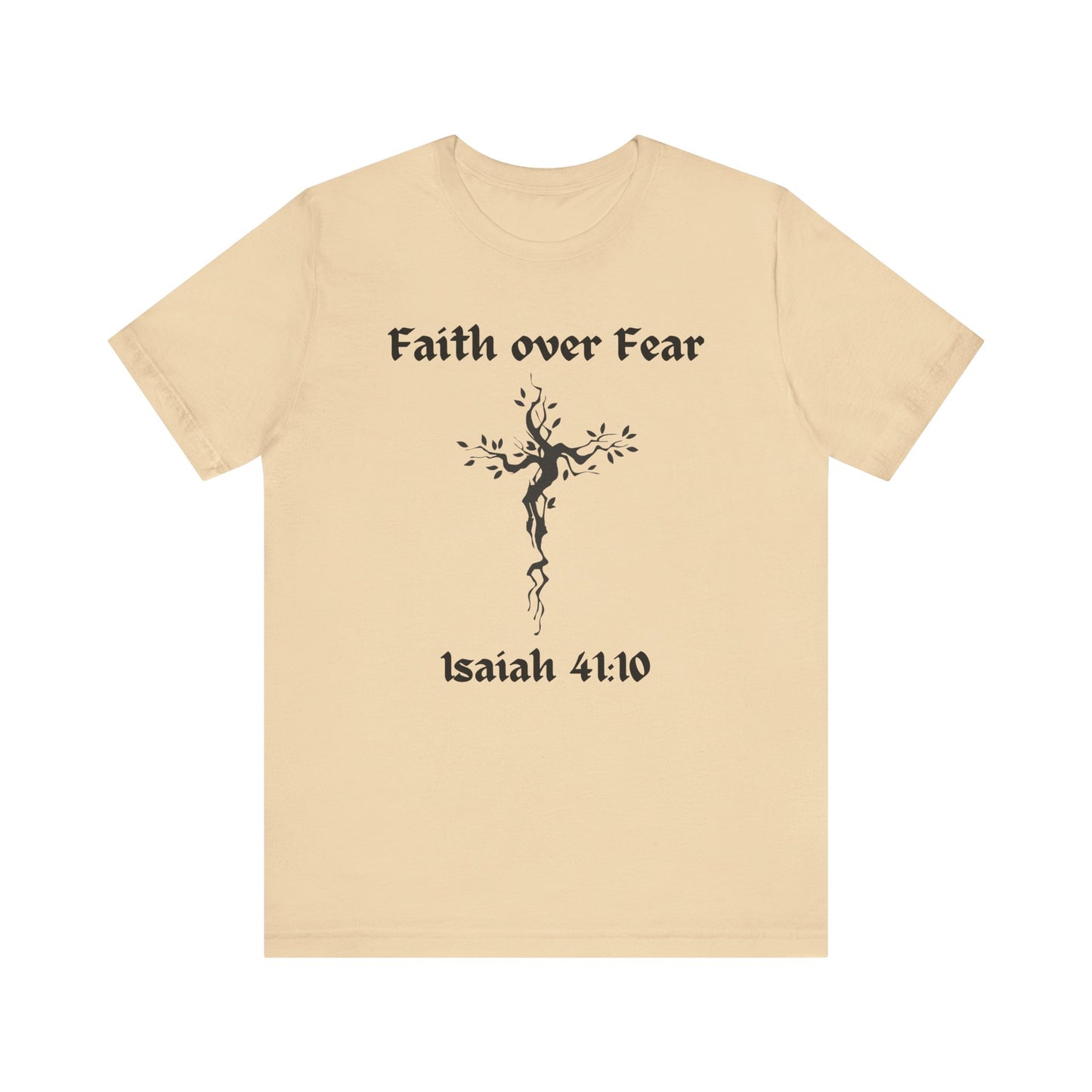 Faith Over Fear Jersey Short Sleeve Tee