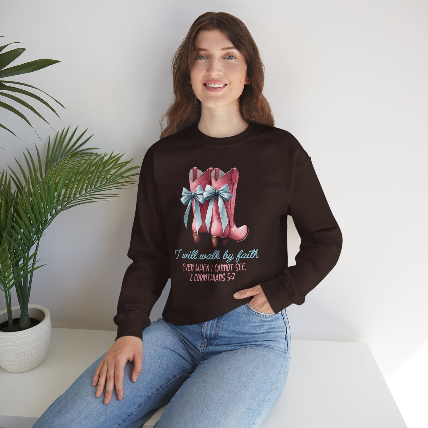 Walk By Faith Women Sweatshirt