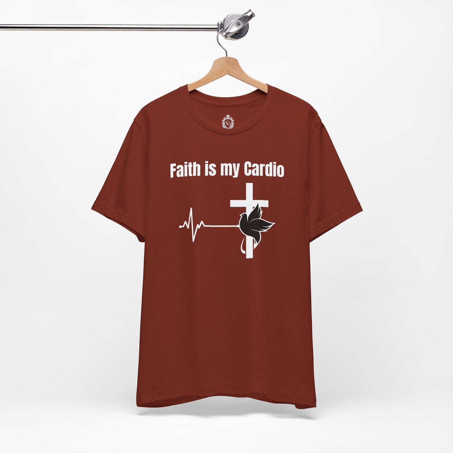 Faith Is My Cardio Jersey Short Sleeve Tee