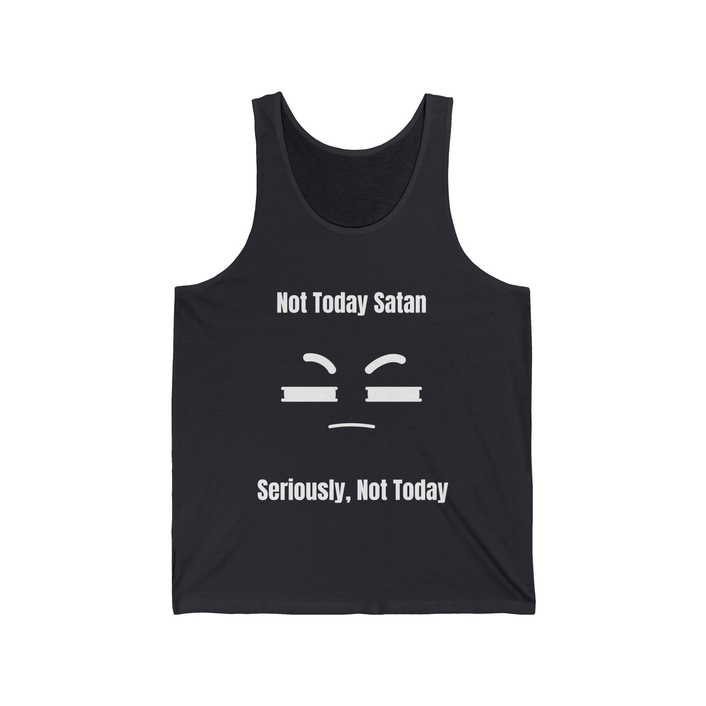 Not Today Satan Jersey Tank