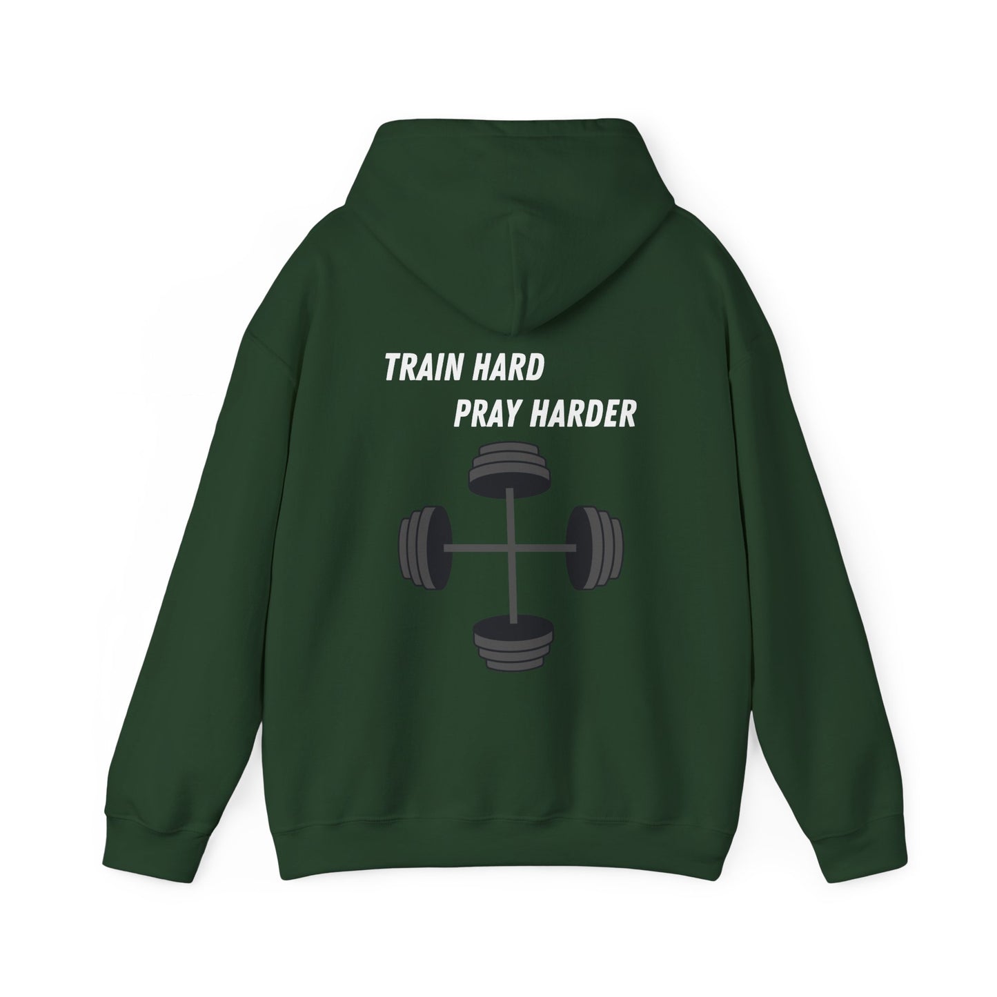 Train Hard Pray Harder Heavy Blend™ Hooded Sweatshirt