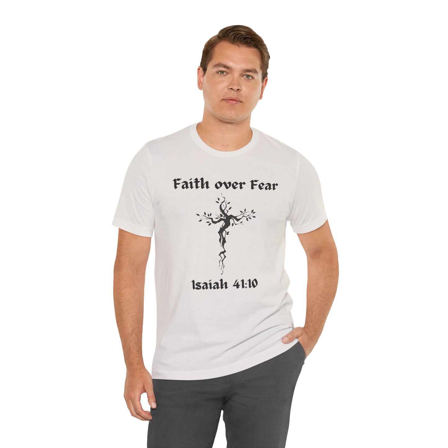 Faith Over Fear Jersey Short Sleeve Tee