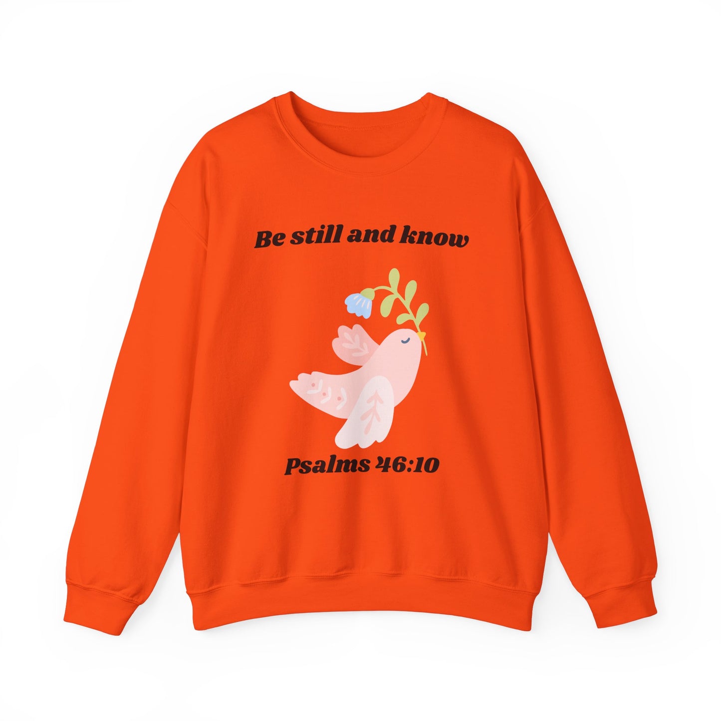 Be Still And Know Heavy Blend™ Crewneck Sweatshirt