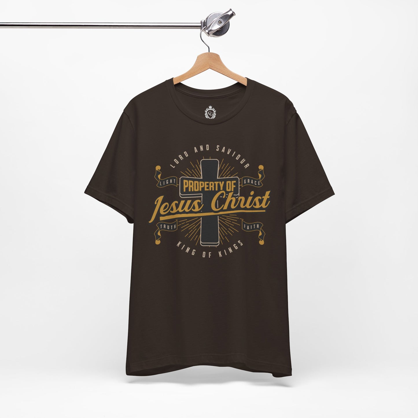 Property Of Jesus Christ Jersey Short Sleeve Tee