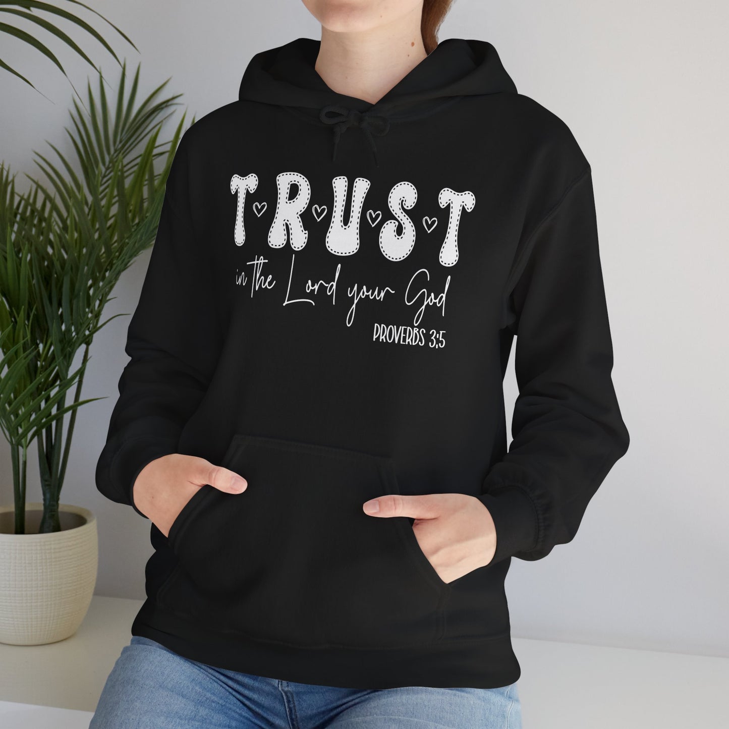 Trust In The Lord Heavy Blended Hoodie