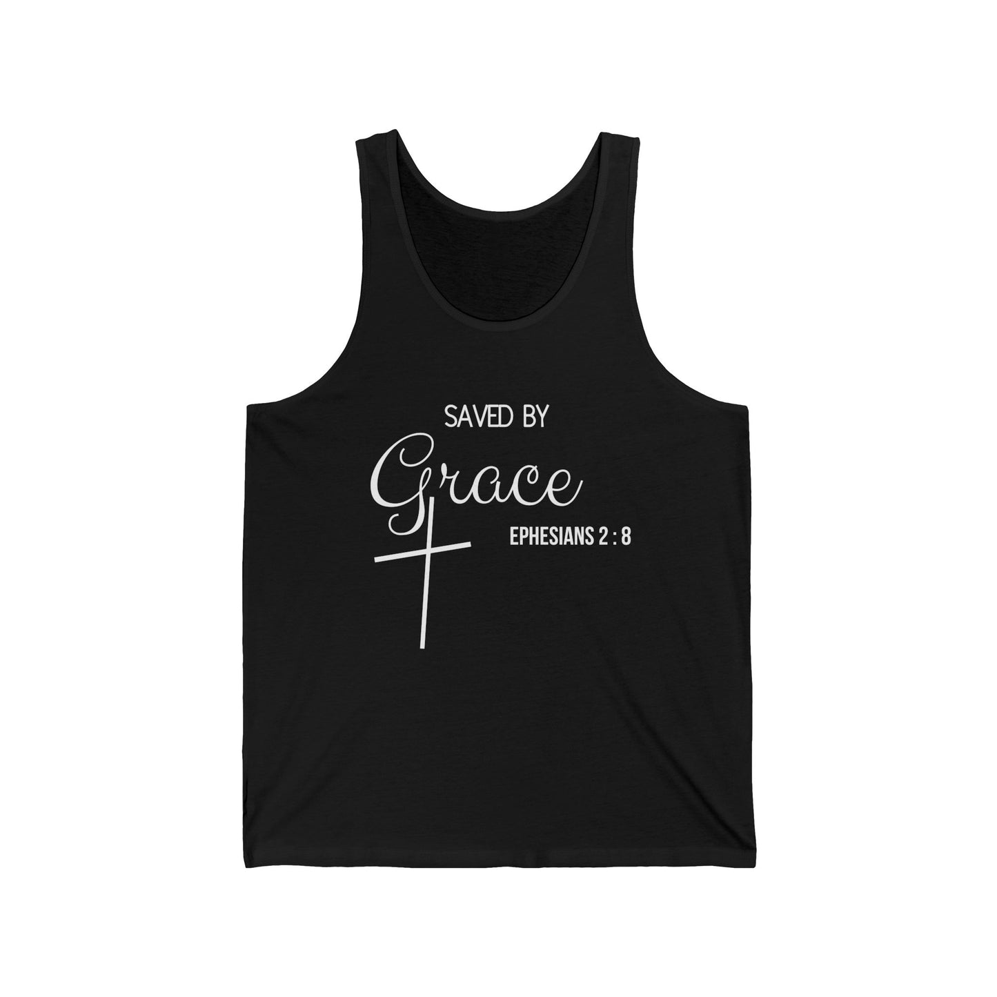 Saved By Grace Jersey Tank