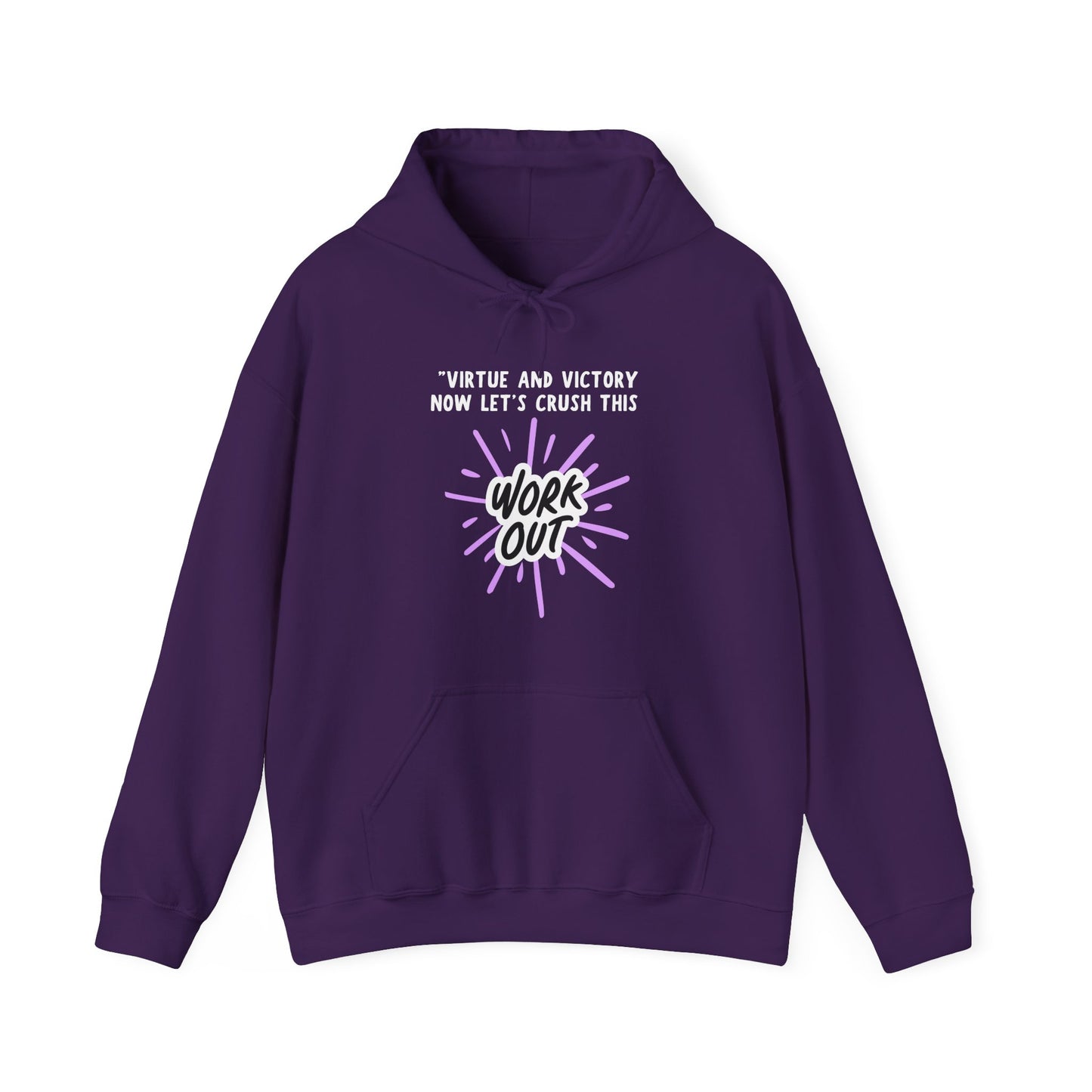 Virtue And Victory Workout Heavy Blend™ Hooded Sweatshirt