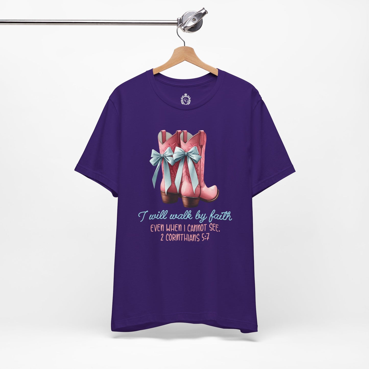 Walk By Faith Jersey Short Sleeve Tee