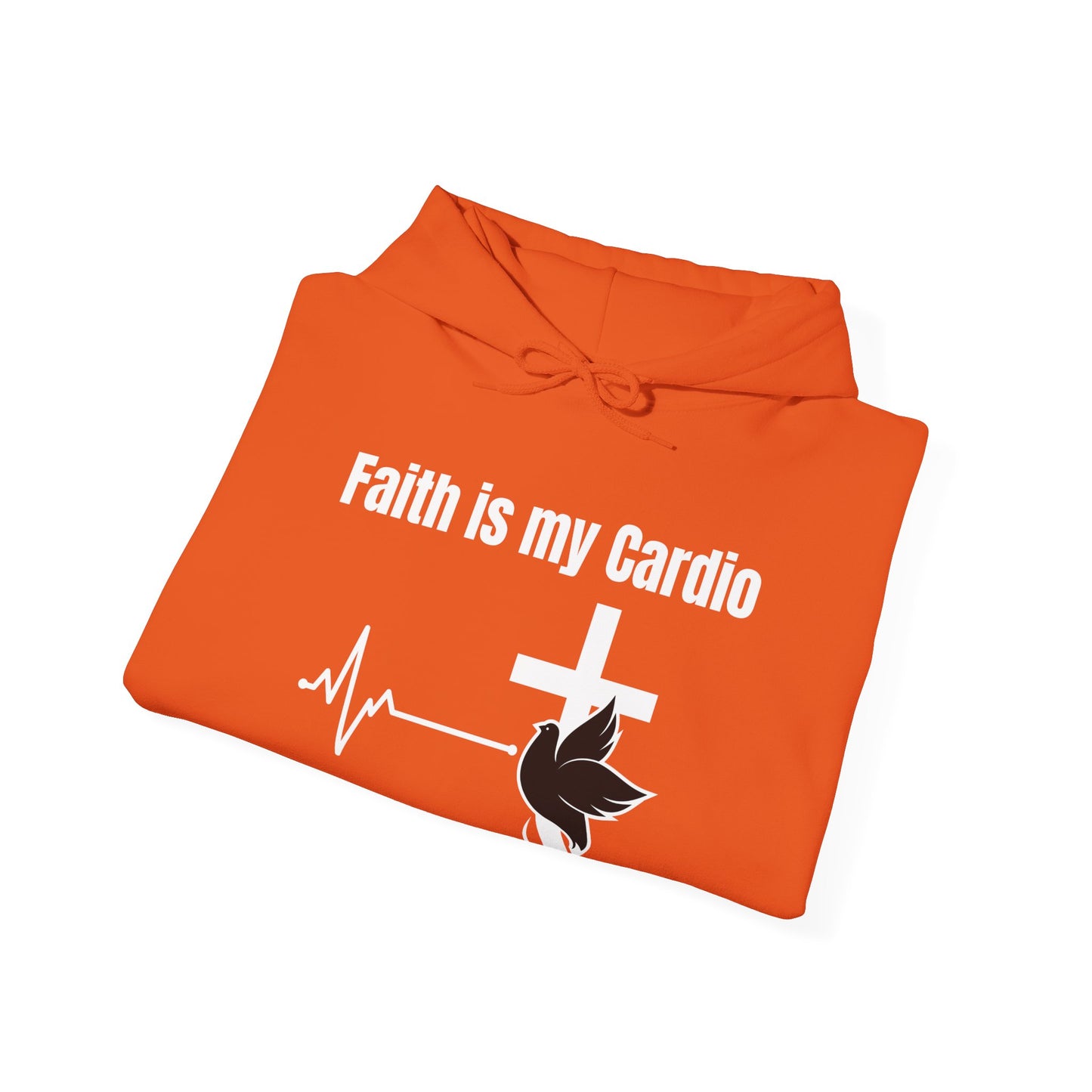 Faith Is My Cardio Heavy Blend™ Hooded Sweatshirt