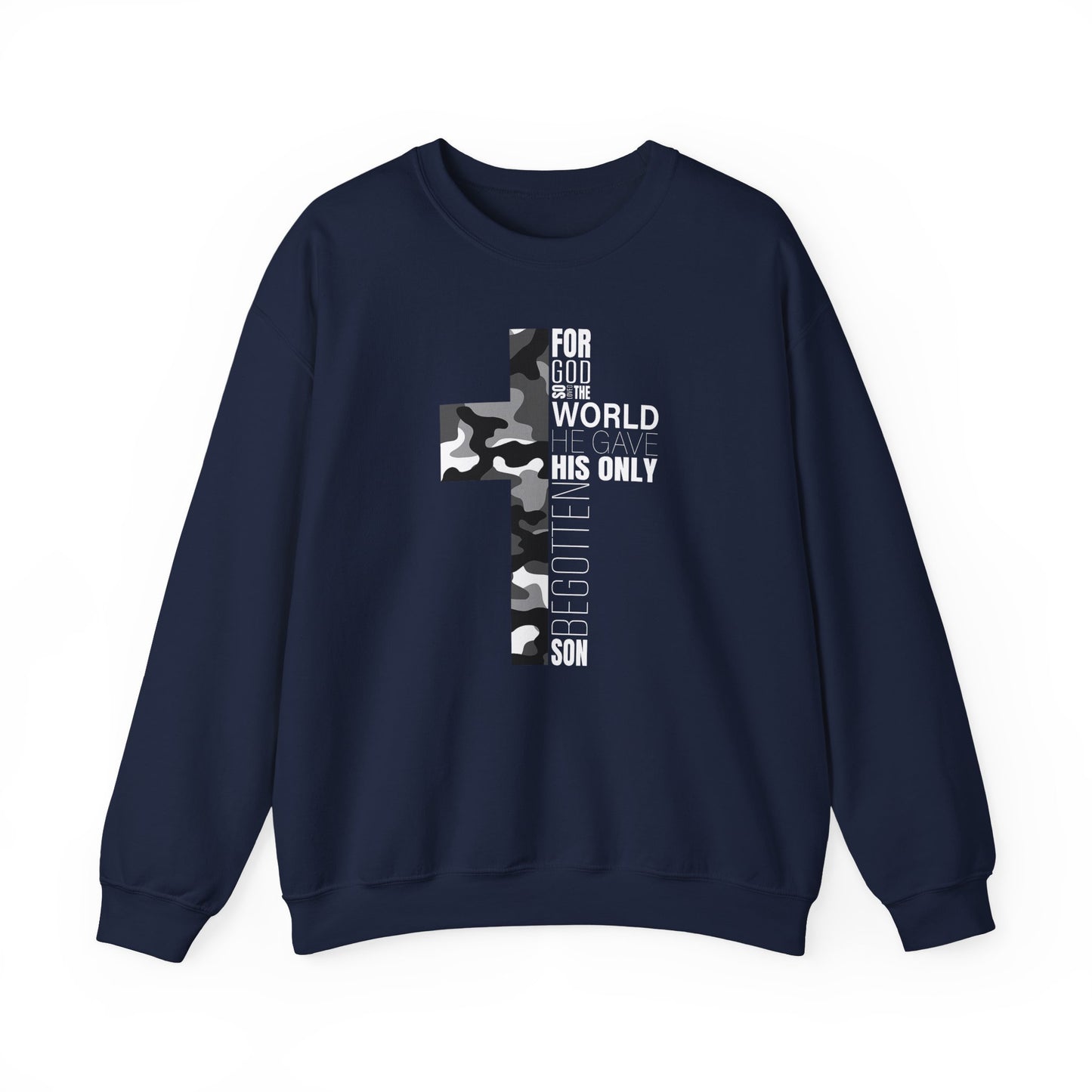 Men's Sweatshirt - For God So Loved The World