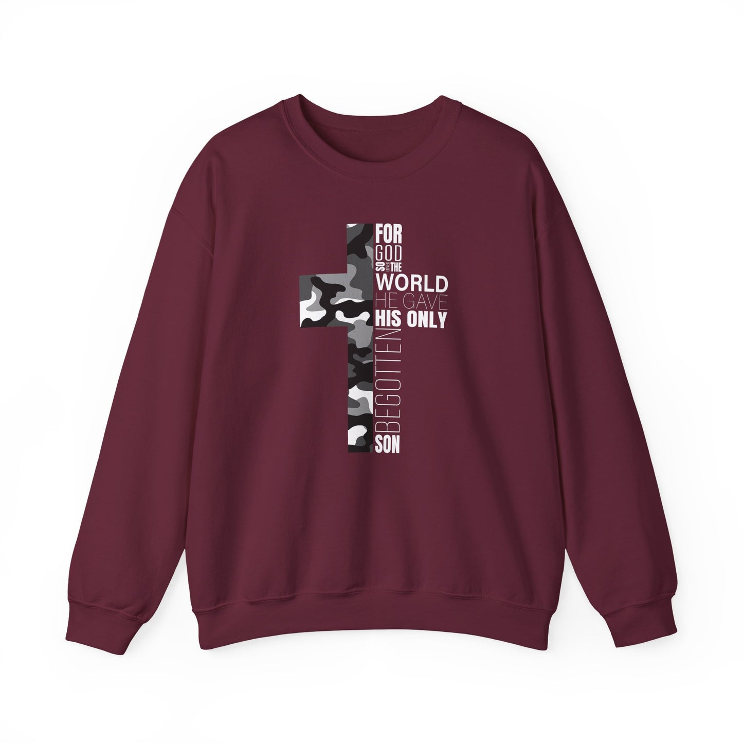 Men's Sweatshirt - For God So Loved The World