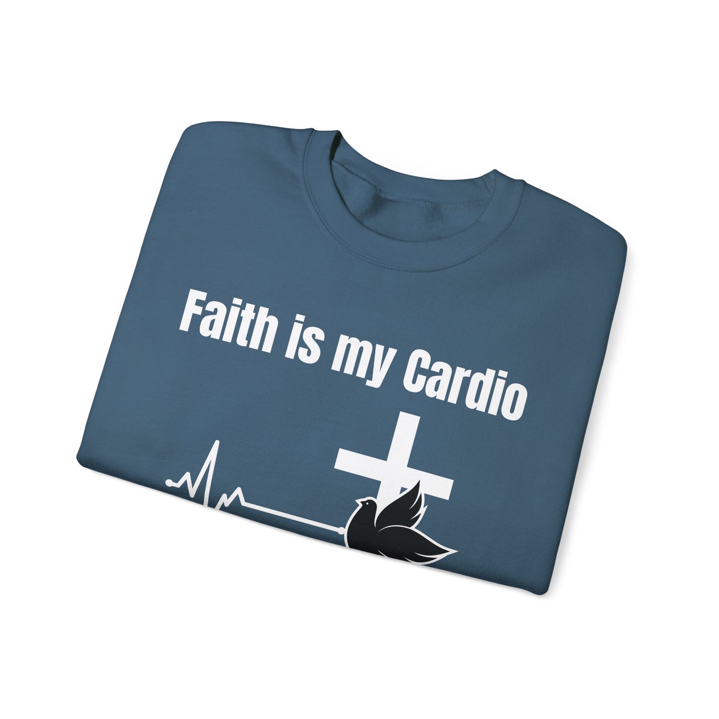 Faith Is My Cardio Heavy Blend™ Crewneck Sweatshirt