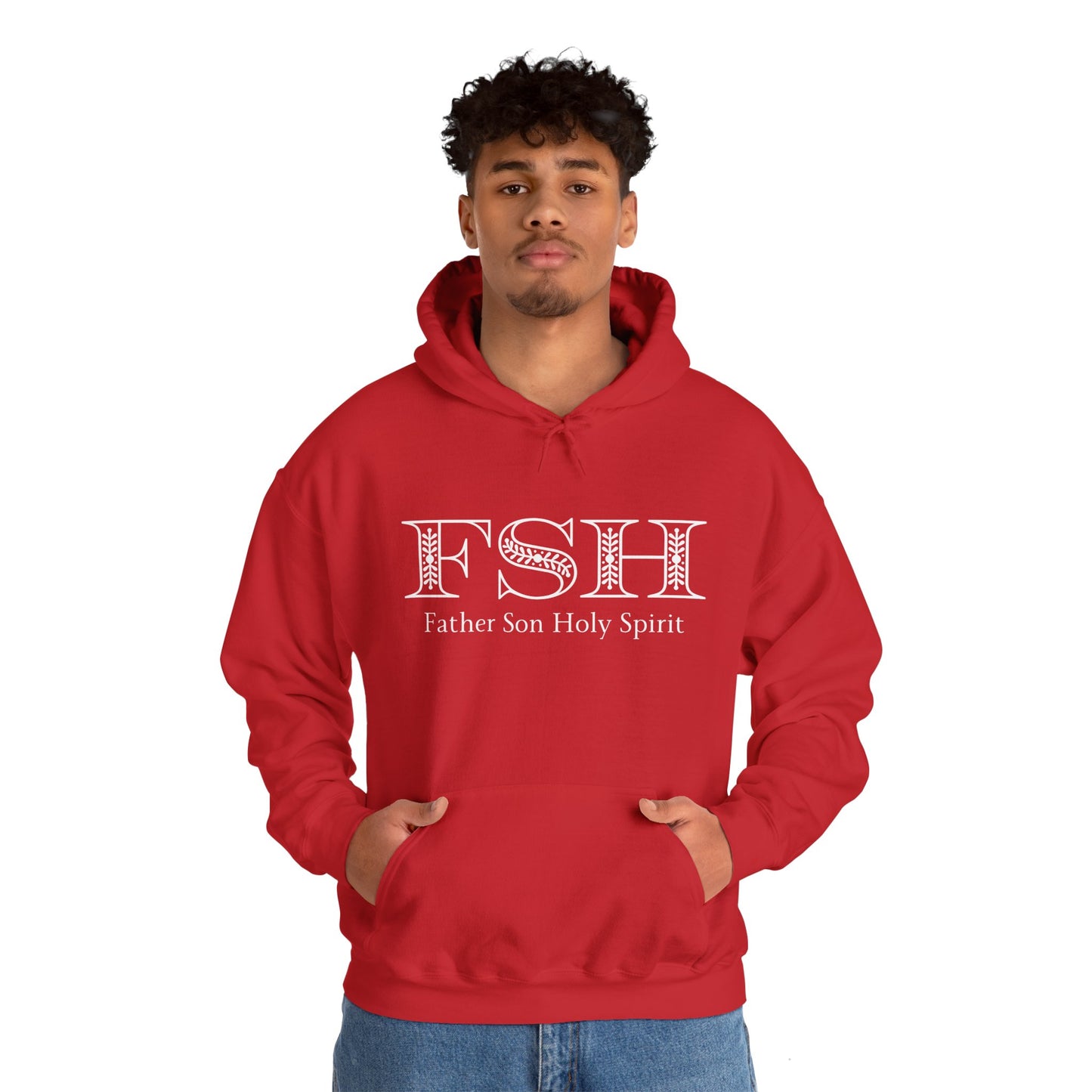 Father Son Holy Spirit Heavy Blend™ Hooded Sweatshirt