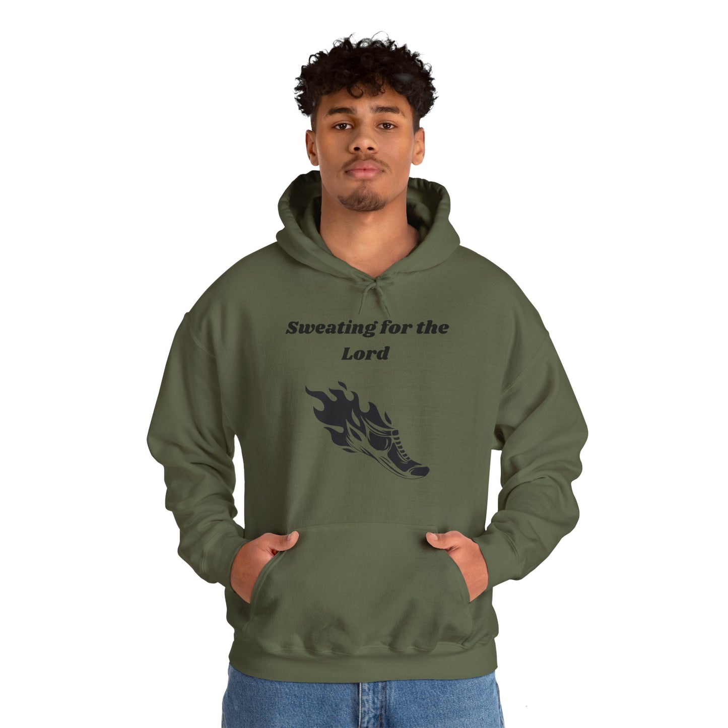 Sweating For The Lord Heavy Blend™ Hooded Sweatshirt