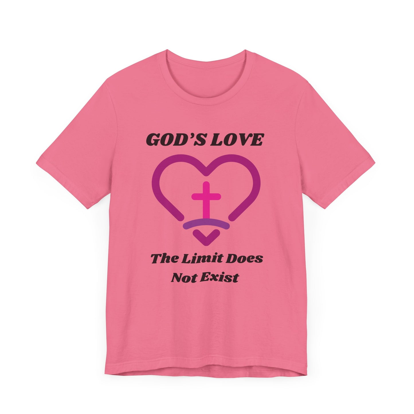 God's Love The Limit Does Not Exist Jersey Short Sleeve Tee