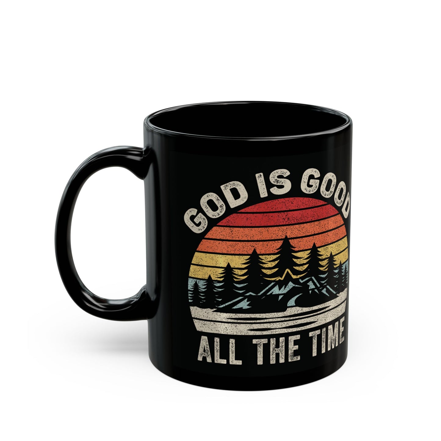 God Is Good Black Mug (11oz, 15oz)