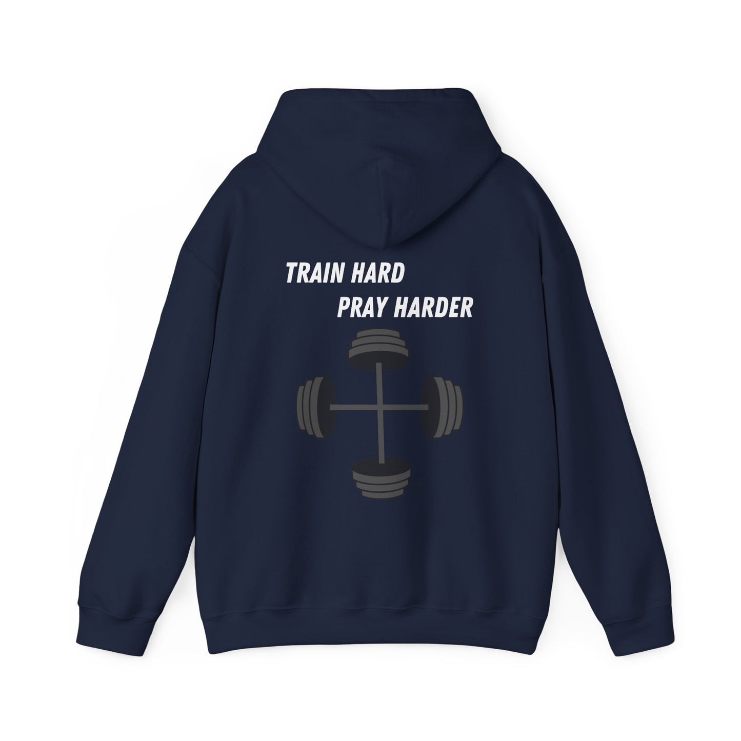 Train Hard Pray Harder Heavy Blend™ Hooded Sweatshirt