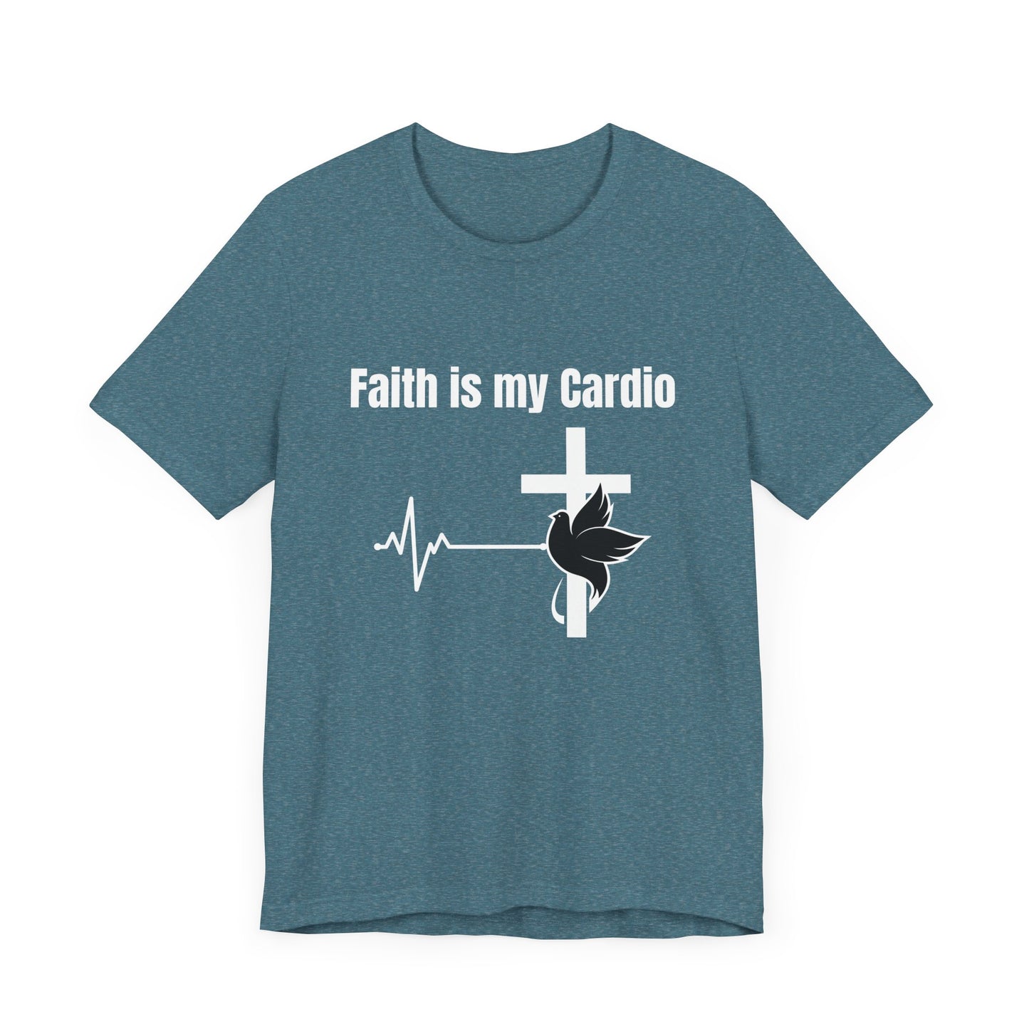 Faith Is My Cardio Jersey Short Sleeve Tee