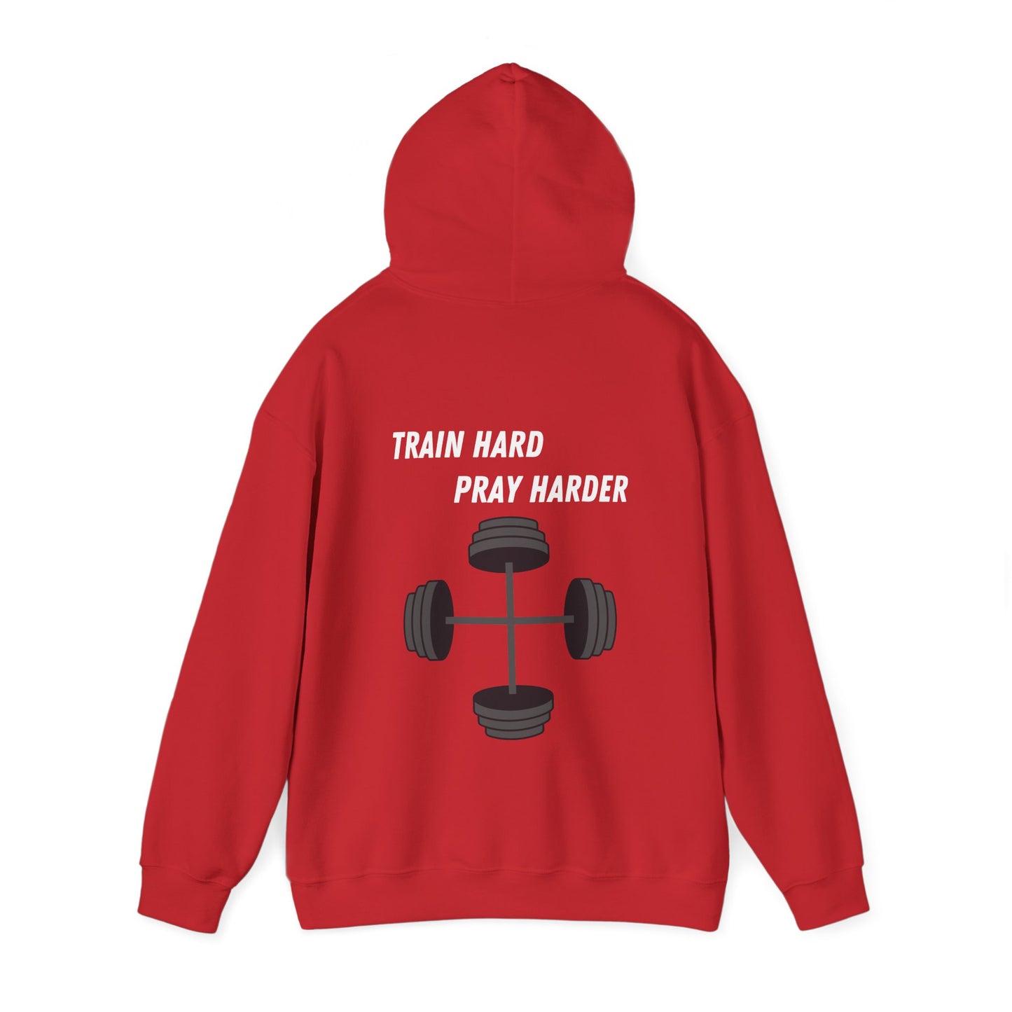 Train Hard Pray Harder Heavy Blend™ Hooded Sweatshirt