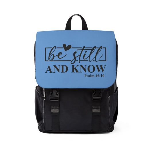 Be Still And Know Backpack