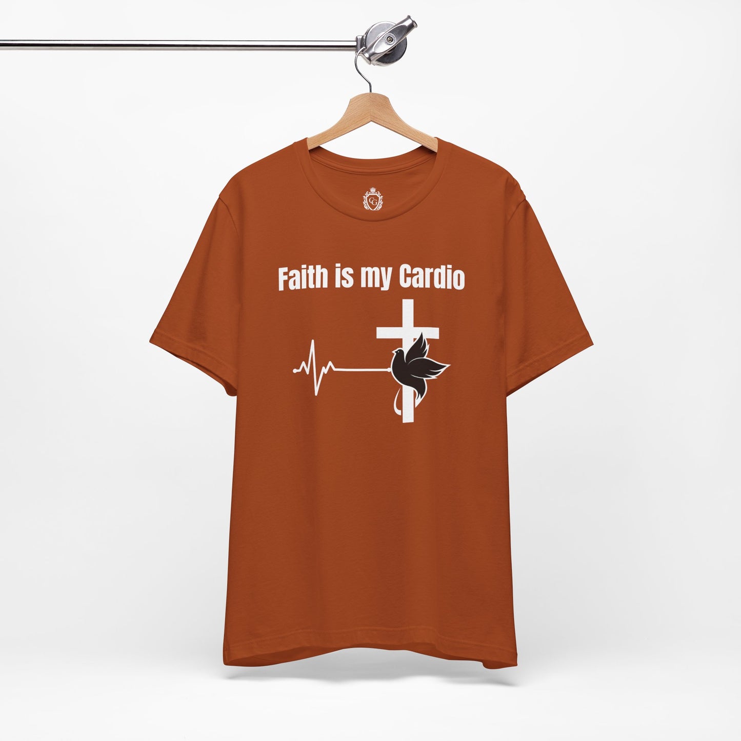 Faith Is My Cardio Jersey Short Sleeve Tee