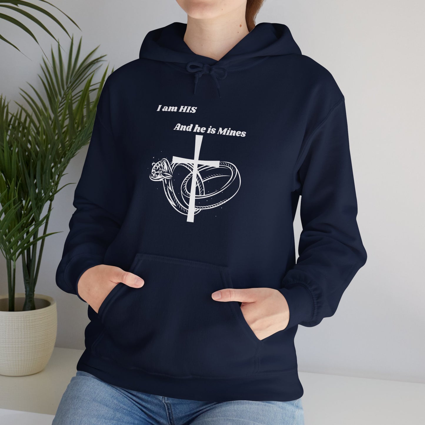 I am His And He Is Mines Heavy Blend™ Hooded Sweatshirt