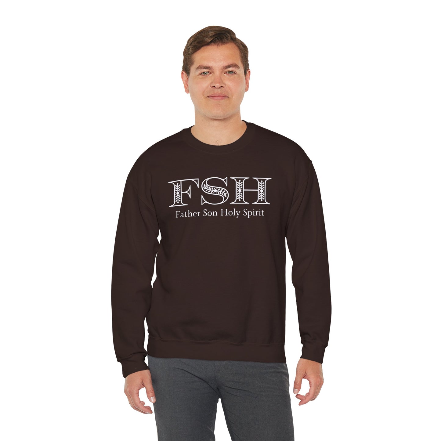 Men's Sweatshirt - Father Son Holy Spirit