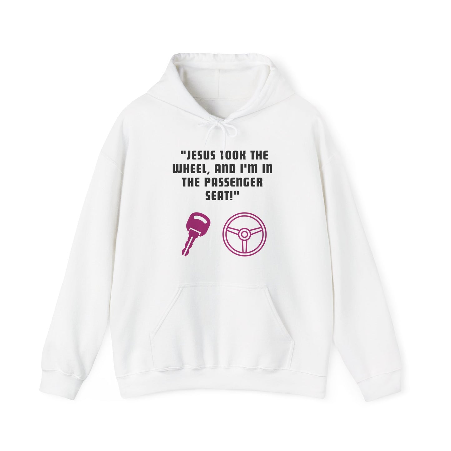 Jesus Took The Wheel Heavy Blend™ Hooded Sweatshirt