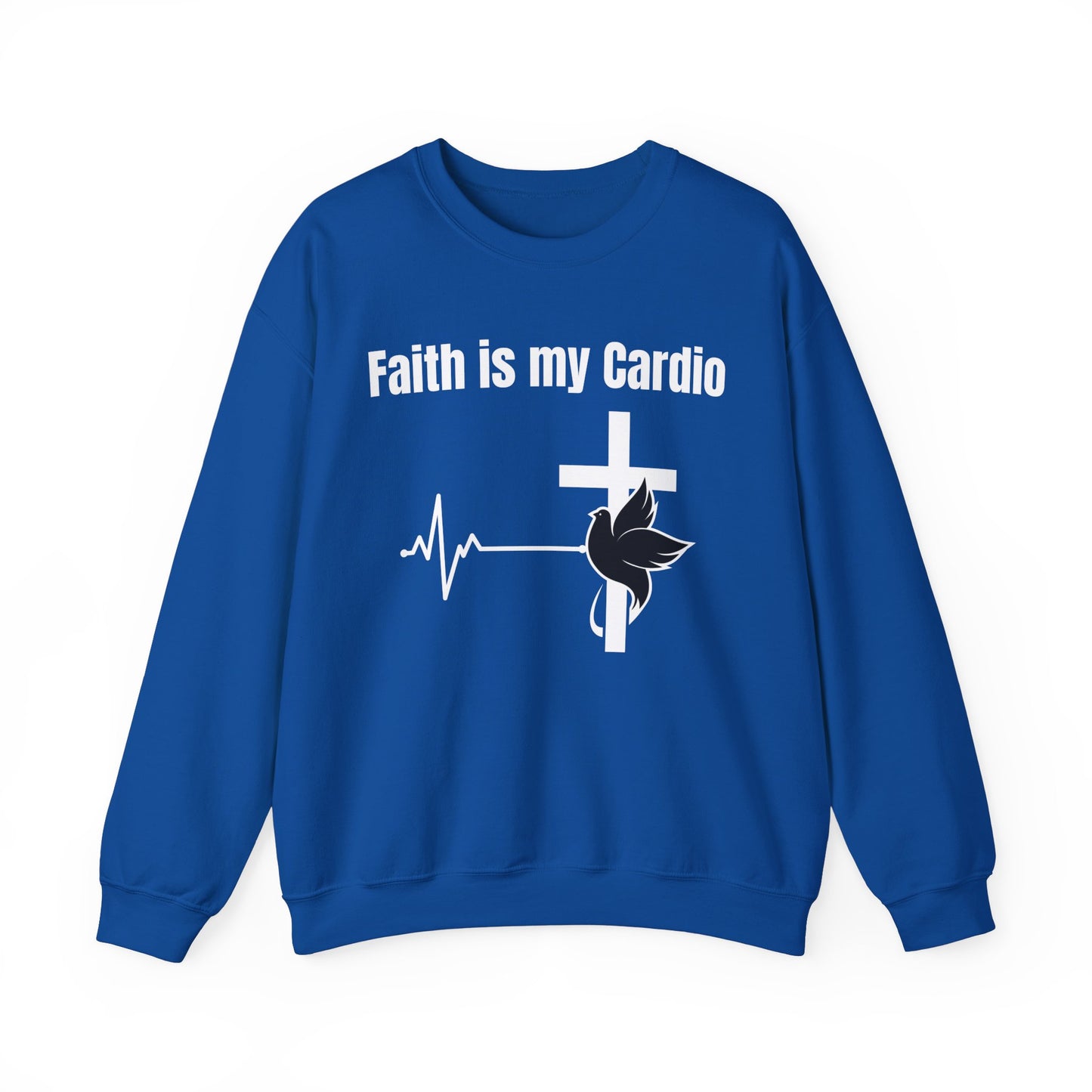 Faith Is My Cardio Heavy Blend™ Crewneck Sweatshirt