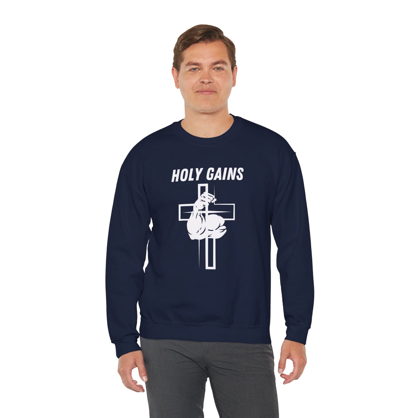 Men's Sweatshirt - Holy Gains