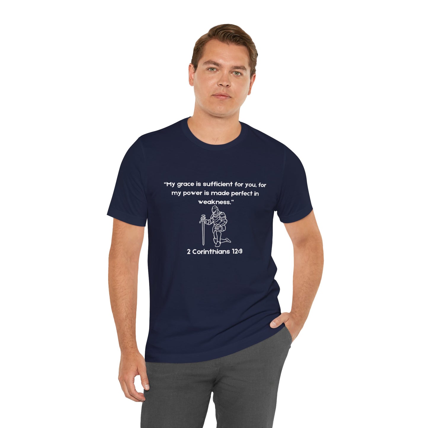 My Grace Is Sufficient Jersey Short Sleeve Tee