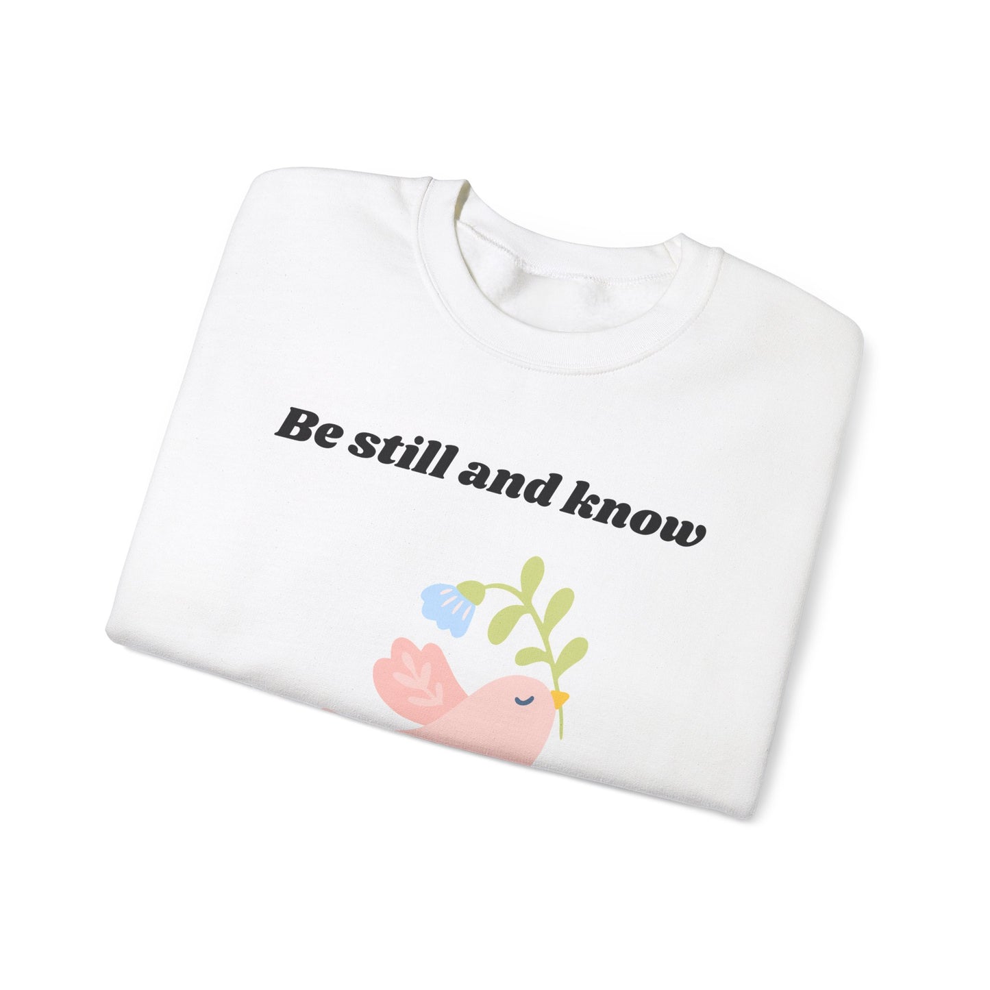 Be Still And Know Heavy Blend™ Crewneck Sweatshirt