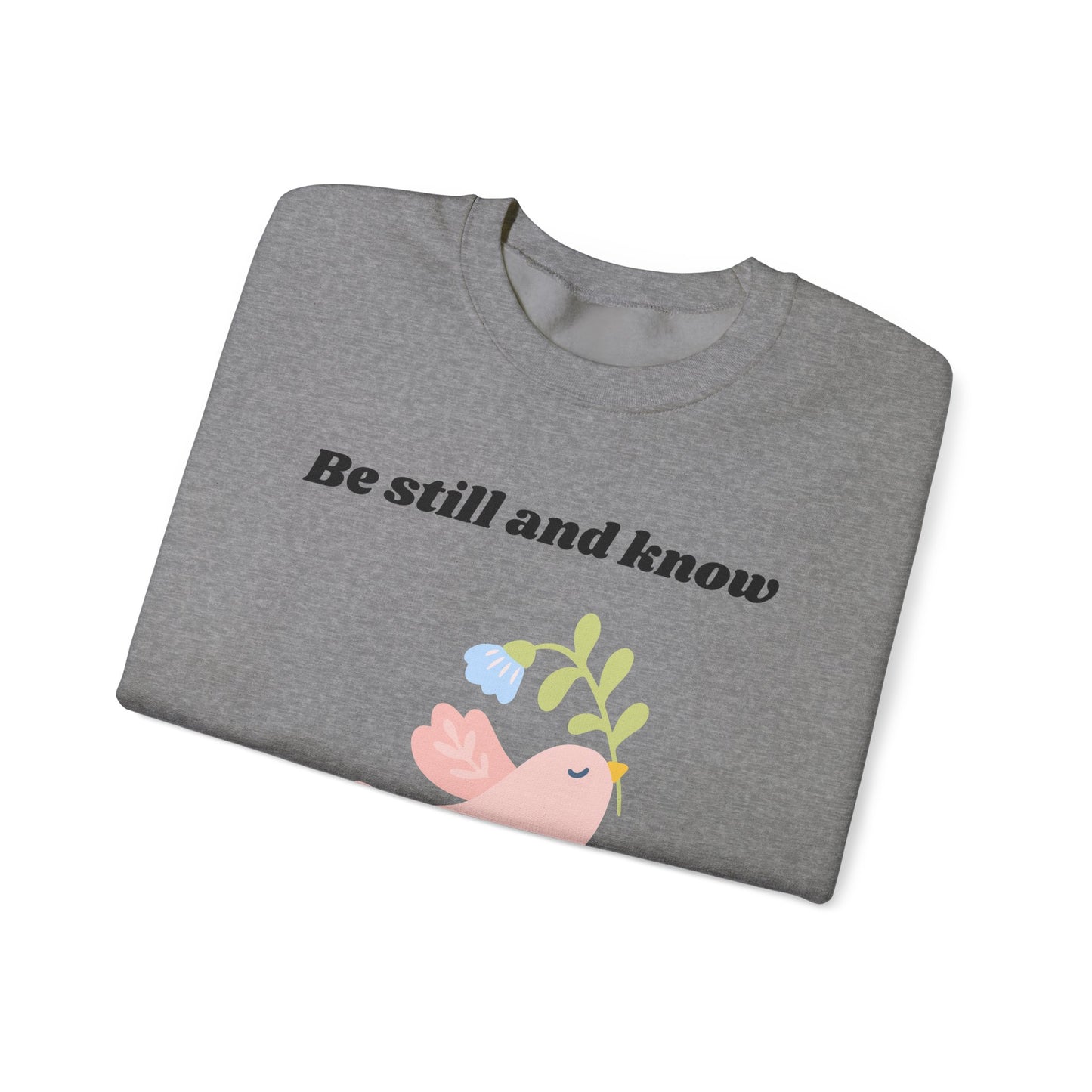 Be Still And Know Heavy Blend™ Crewneck Sweatshirt